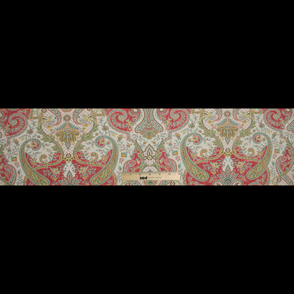 Radish Damask Paisley Printed Cotton Twill Full