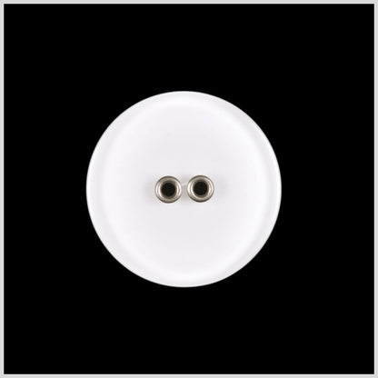 White Plastic Button - 44L/28mm