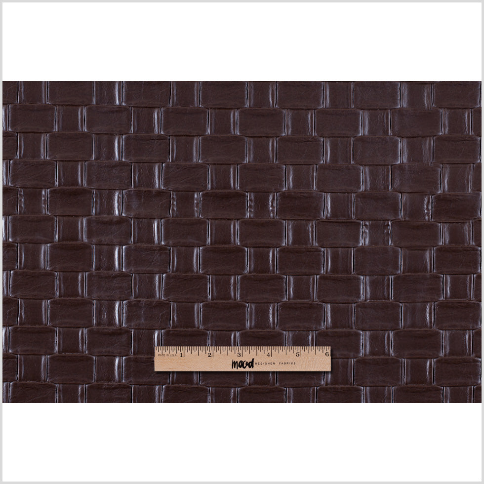 Brown Basketweave Vinyl - Full