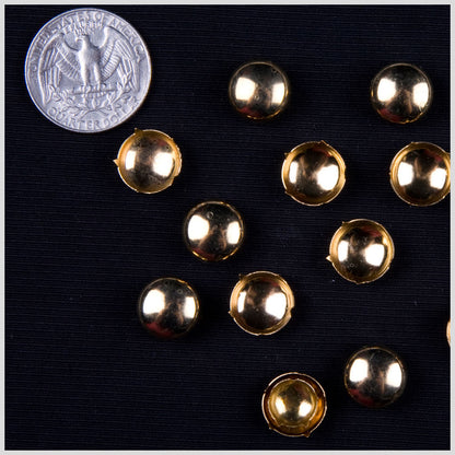 1/2 Gold Dome Nailheads
