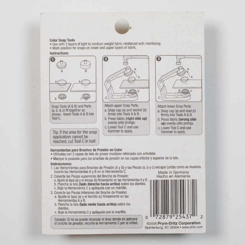Dritz Color Snap Tools Detail