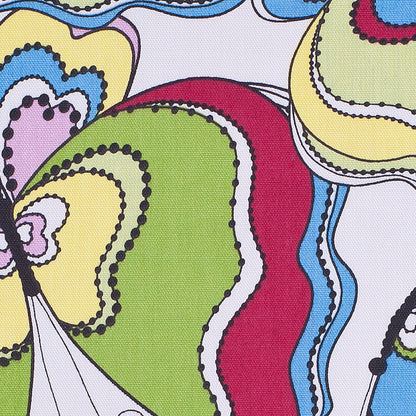 Multicolor Mod Butterflies Cotton - Detail
