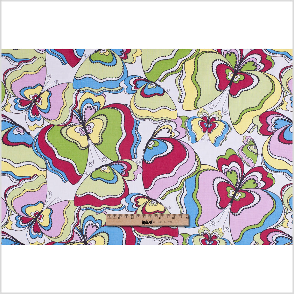 Multicolor Mod Butterflies Cotton - Full
