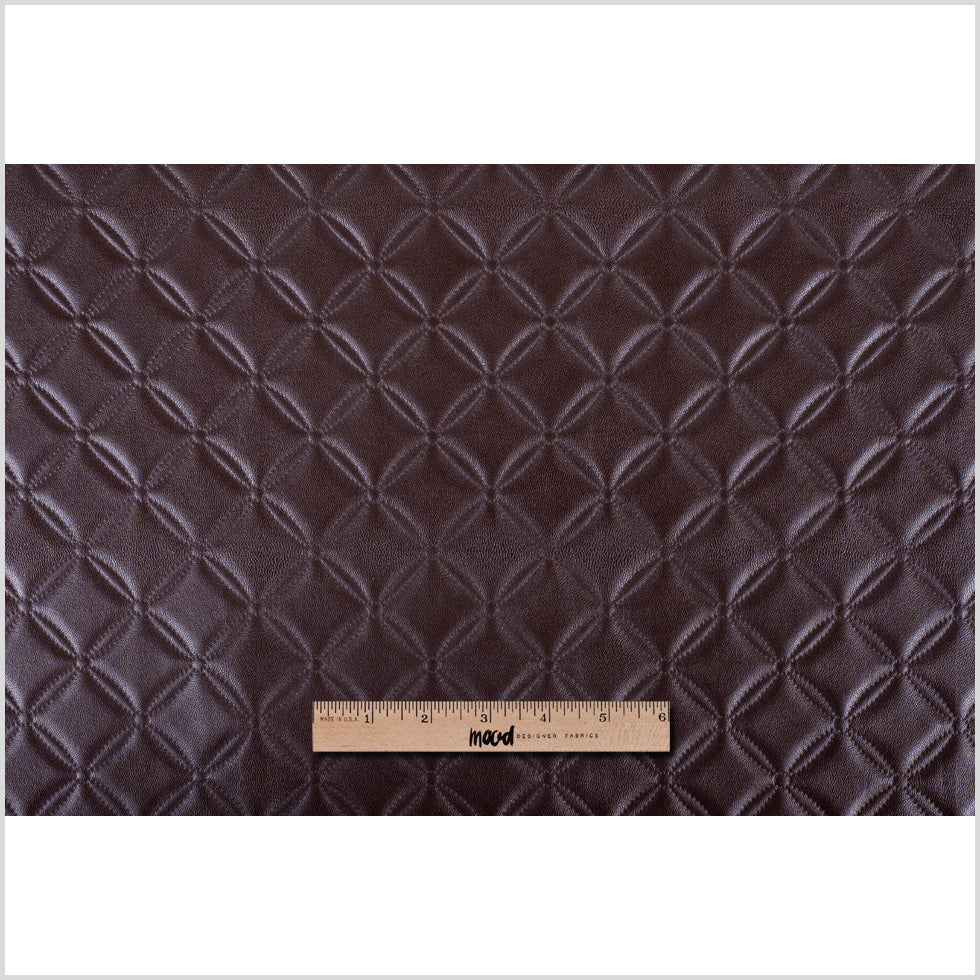 Chocolate Brown Quilted Vinyl - Full