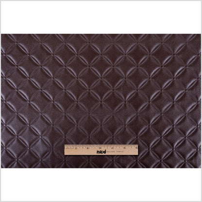 Chocolate Brown Quilted Vinyl - Full
