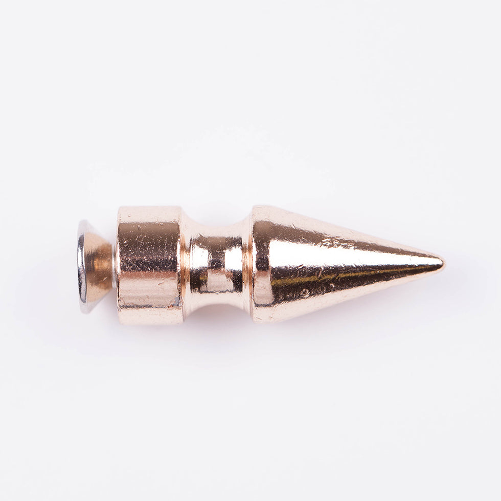 1" Gold Nickel Spike Stud
