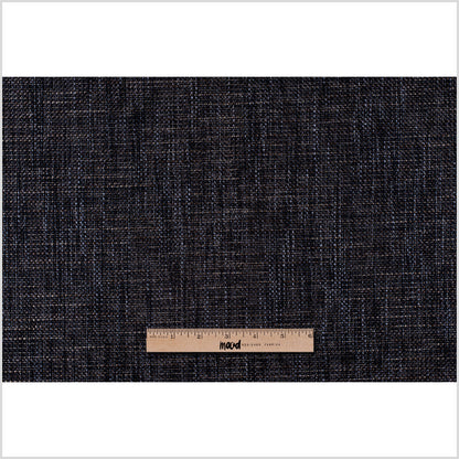 Chocolate-Obsidian Upholstery Tweed - Full