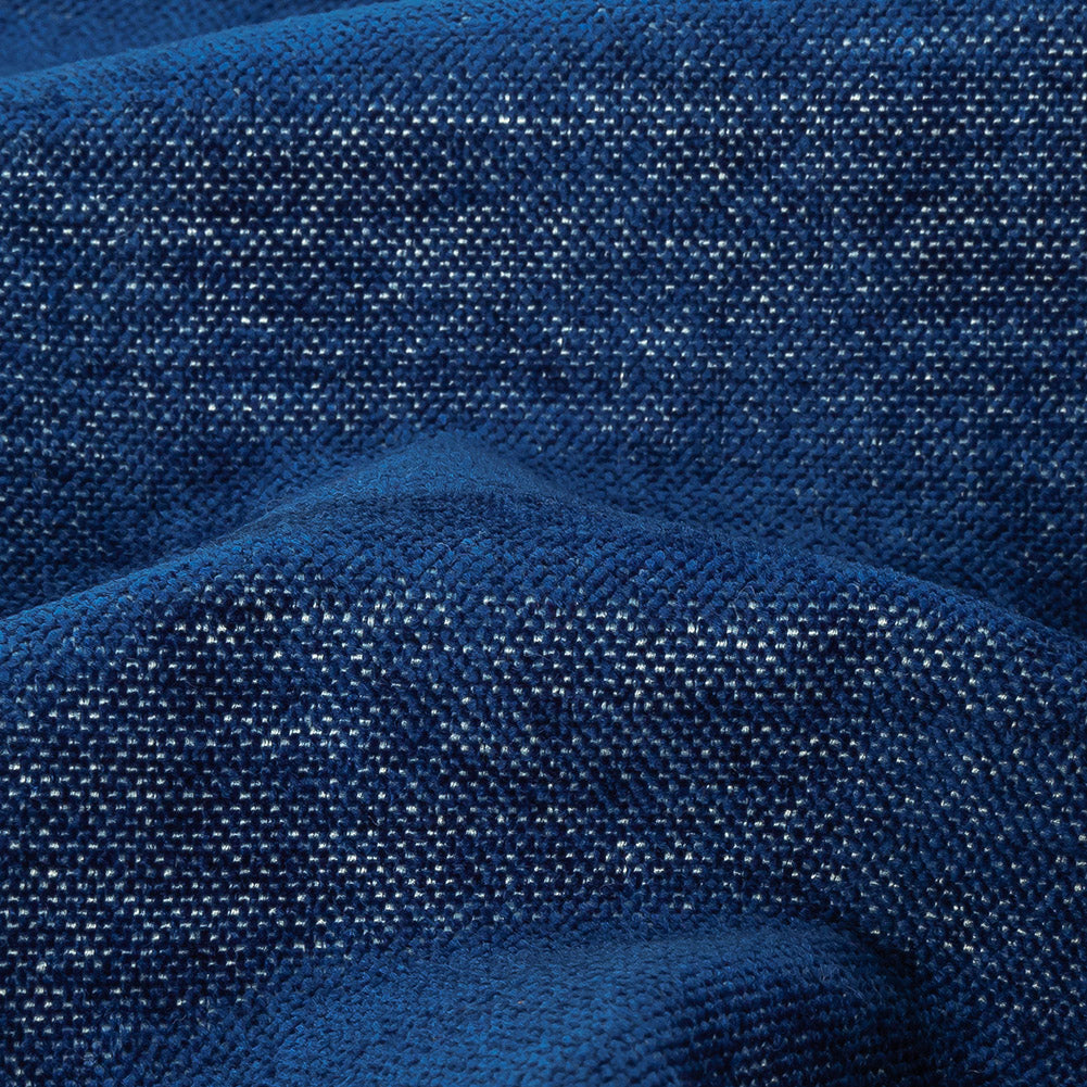 Indigo Upholstery Chenille - Detail