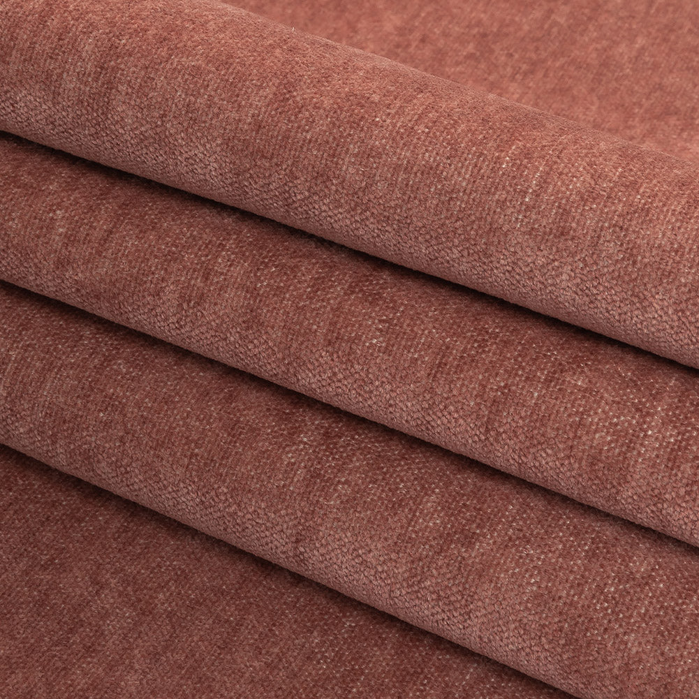 Blush Upholstery Chenille Folded