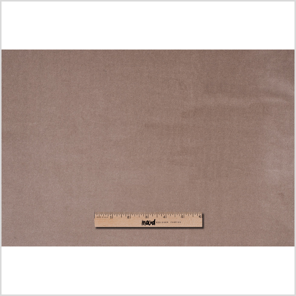 Taupe Cotton Velvet Full