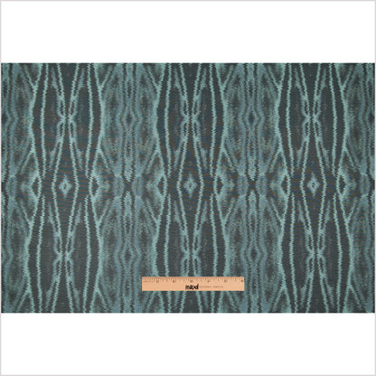 Pearl Blue and Gray Double-Wide Moire - Full