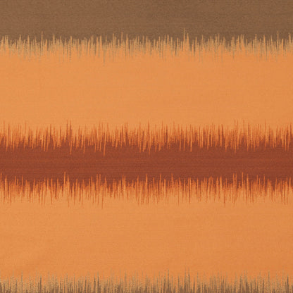 Orange and Taupe Double-Wide Poly Stripes - Detail
