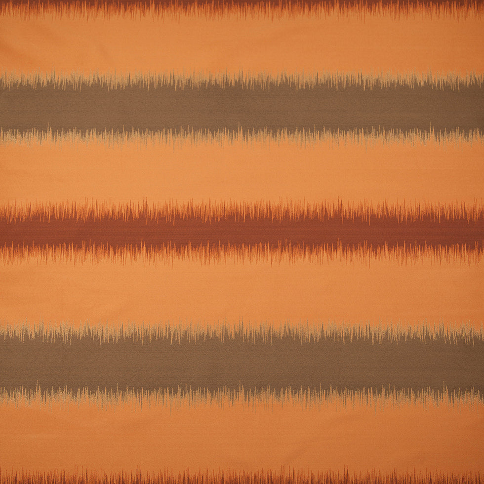 Orange and Taupe Double-Wide Poly Stripes