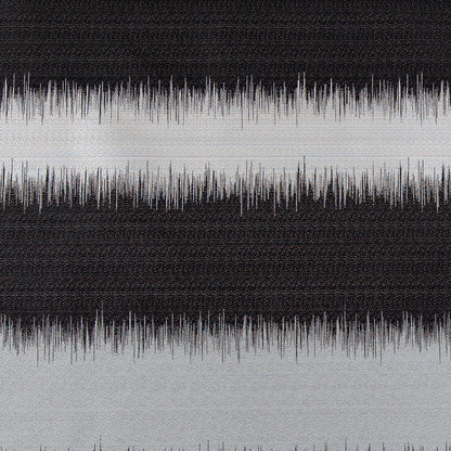 Silver and Gray Double-Wide Poly Stripes - Detail