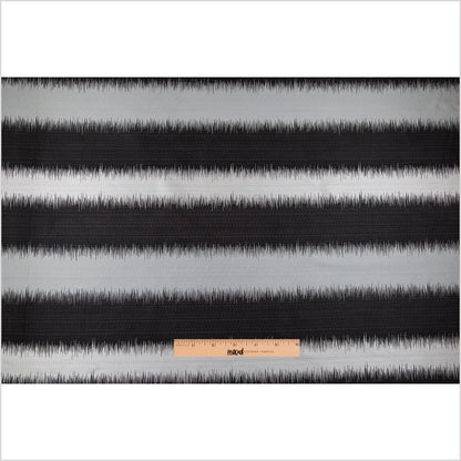 Silver and Gray Double-Wide Poly Stripes - Full