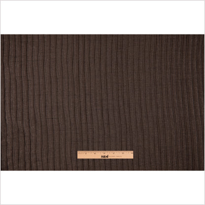 Brown "Bumpy" Poly Sheer Full