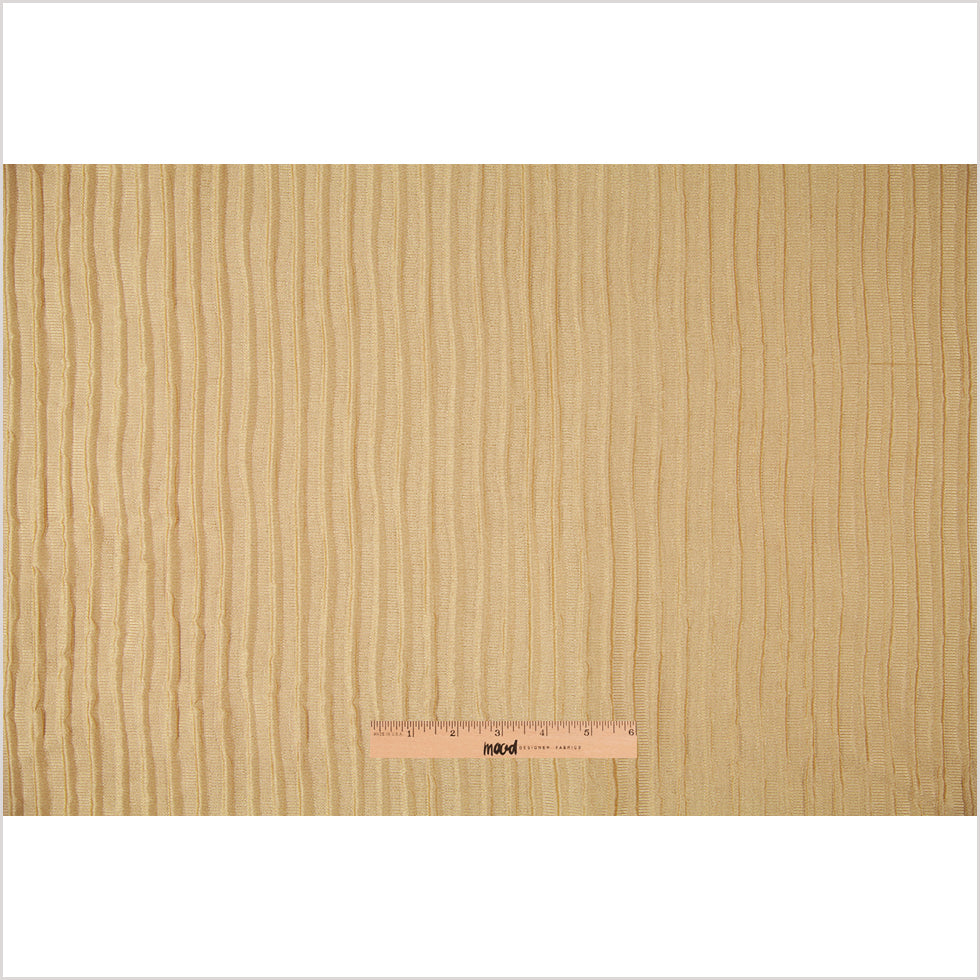 Light Tan Bumpy Poly Sheer - Full
