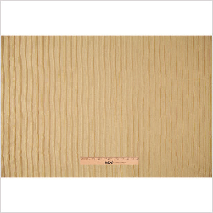 Light Tan Bumpy Poly Sheer - Full