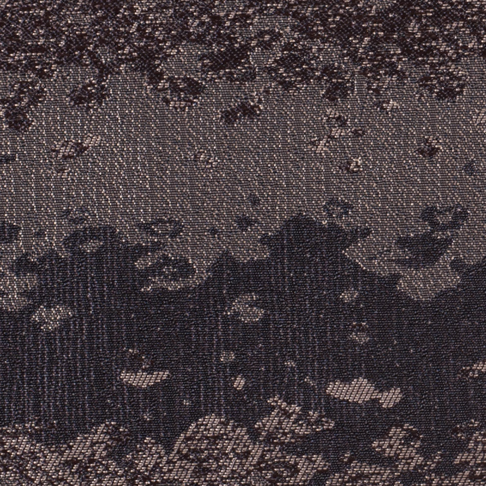Organic Ripples Brown and Tan Poly Brocade Detail