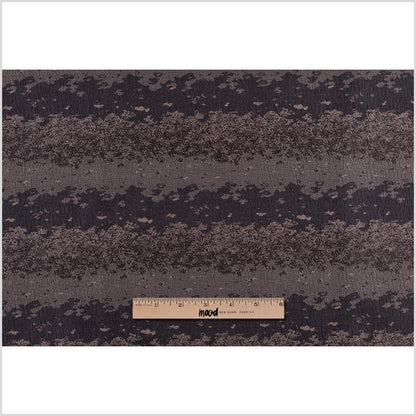 Organic Ripples Brown and Tan Poly Brocade Full