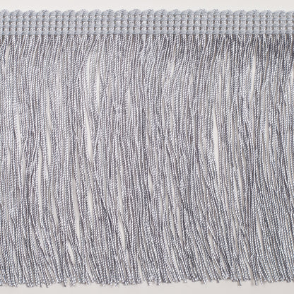 4 European Silver Chainette Fringe Trim