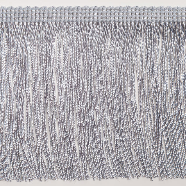 4 European Silver Chainette Fringe Trim