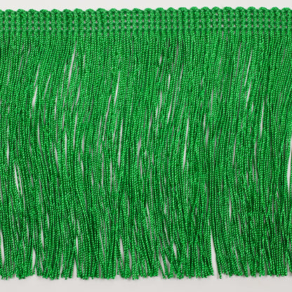 4" European Green Chainette Fringe Trim