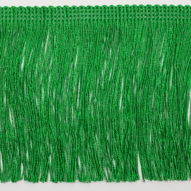 4" European Green Chainette Fringe Trim