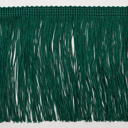 4 European Emerald Green Chainette Fringe Trim