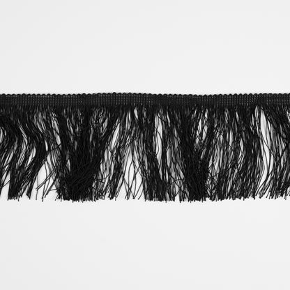 4 Black European Chainette Fringe