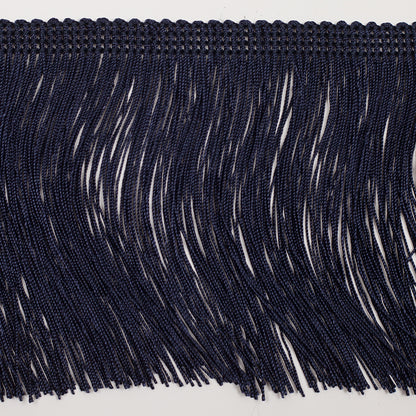 4" European Dark Blue Chainette Fringe Trim