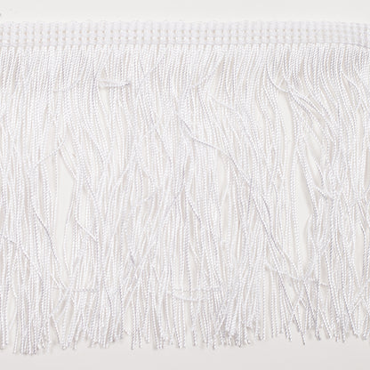 4 European White Chainette Fringe Trim