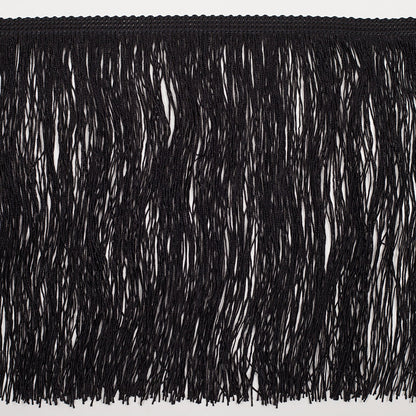 8 European Black Chainette Fringe Trim