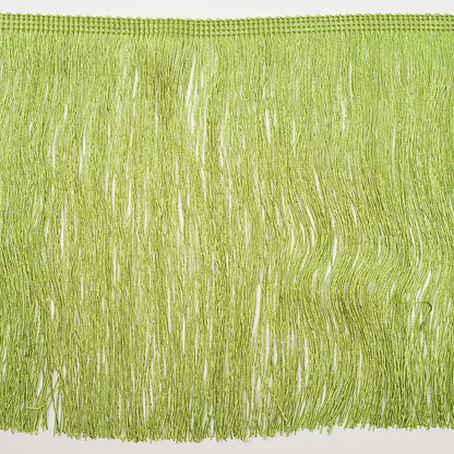 8 European Lime Green Chainette Fringe Trim