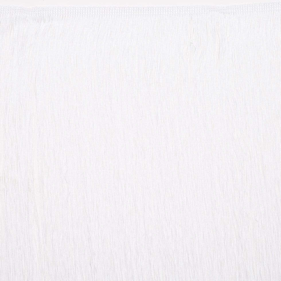 24 European White Chainette Fringe Trim
