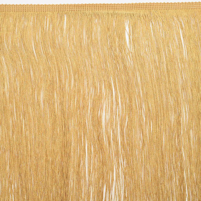 16" European Gold Chainette Fringe Trim