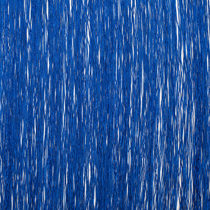 16 European Blue Chainette Fringe Trim - Folded