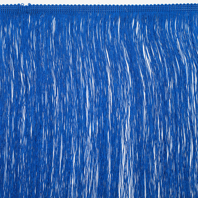 16 European Blue Chainette Fringe Trim