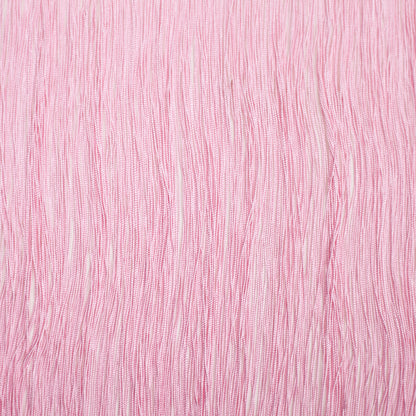 16 European Pink Chainette Fringe Trim - Folded