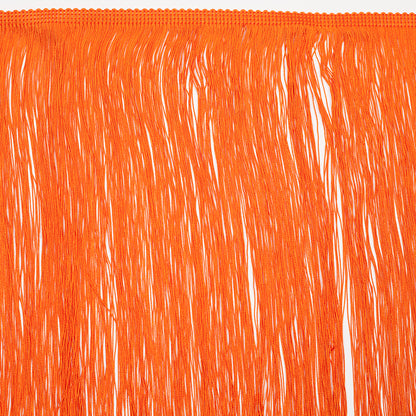 16 European Orange Chainette Fringe Trim
