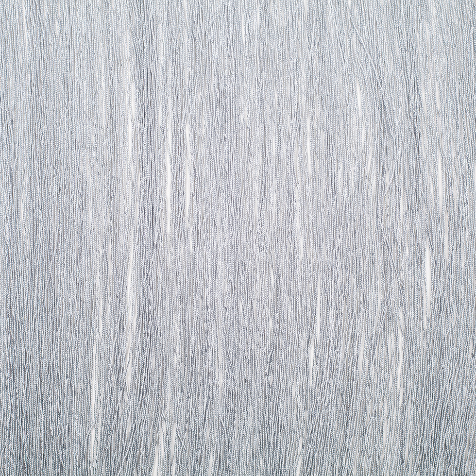 16" European Silver Chainette Fringe Trim Folded