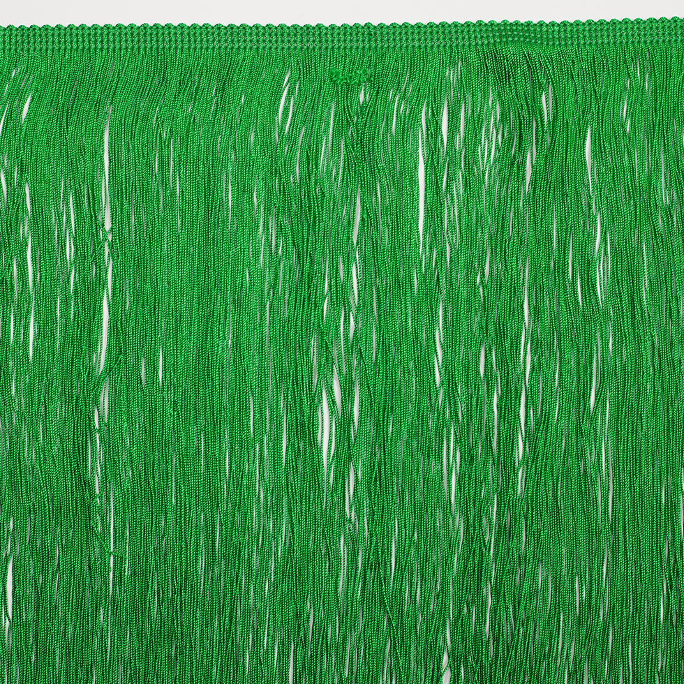 16" European Green Chainette Fringe Trim