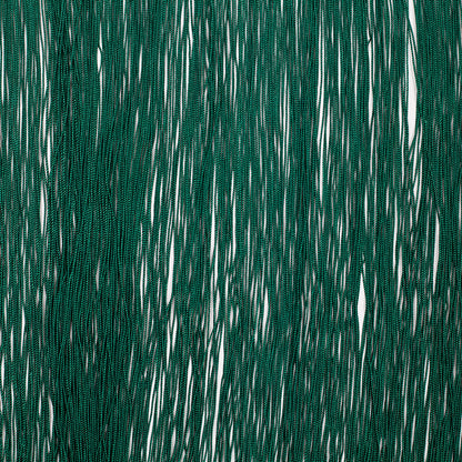 16 European Emerald Green Chainette Fringe Trim - Folded