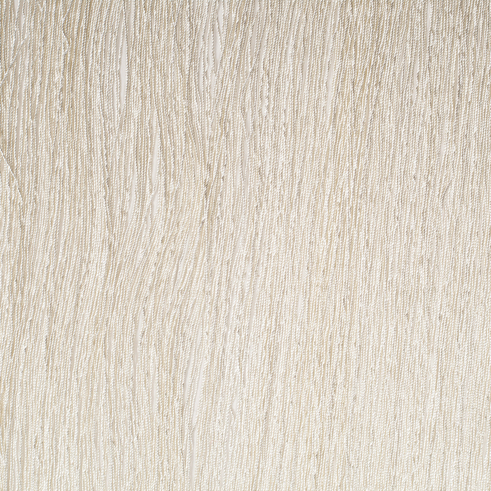 16" European Ecru Chainette Fringe Trim Folded