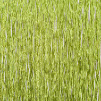 16" European Lime Green Chainette Fringe Trim Folded