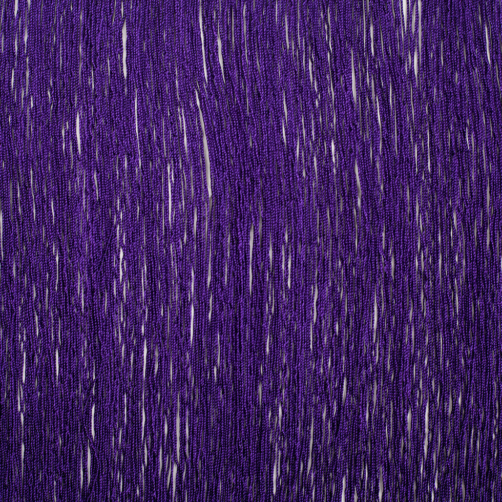 16 European Purple Chainette Fringe Trim - Folded