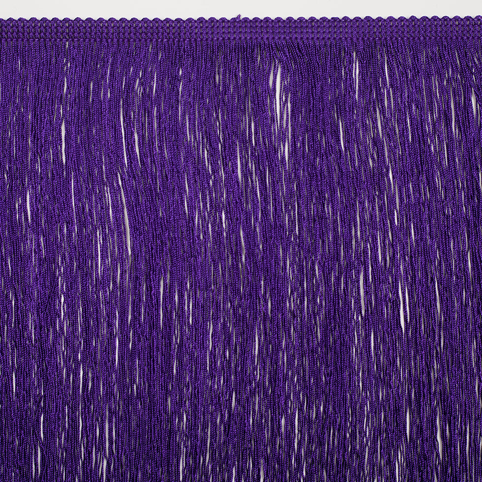 16 European Purple Chainette Fringe Trim