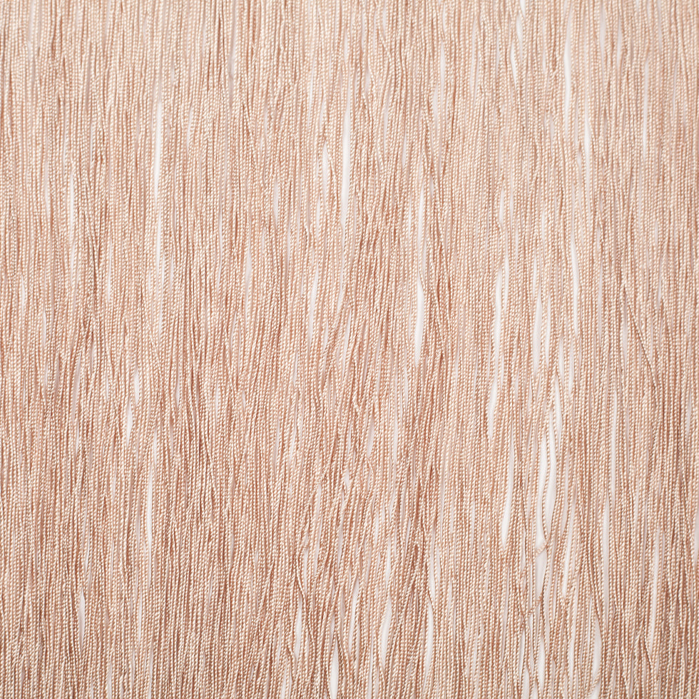 16 European Champagne Chainette Fringe Trim - Folded