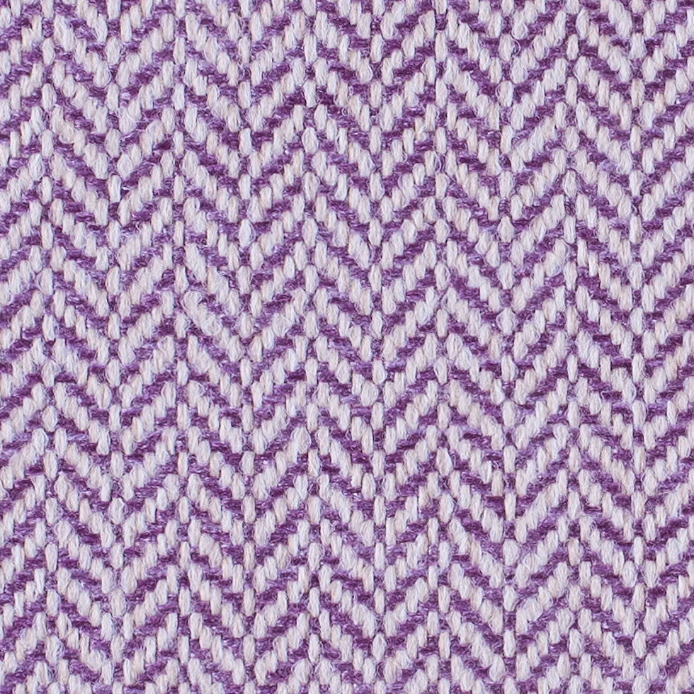 Lavender/White Heavyweight Herringbone Tweed Detail