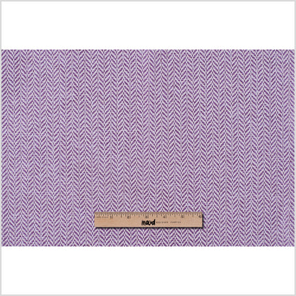 Lavender/White Heavyweight Herringbone Tweed Full